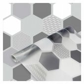 D-c-fix 334-0039 Geometrik Desenli Statik Cam Folyo (45cm x 1mt) thumbnail 1