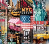 D-c-fix 346-0661 New York Pop Art Kendinden Yapışkanlı Folyo - 1