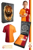 Galatasaray Orijinal Lisanslı 23-24 Parçalı Sarı Kırmızı Çocuk Forma Aslan Baskılı Hediyelik Kutulu - 1