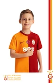 Galatasaray Orijinal Lisanslı 23-24 Parçalı Sarı Kırmızı Çocuk Forma Hediyelik Ahşap Kutulu - 2