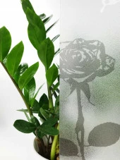 D-c-fix 334-0021 Statik Cam Folyo Çiçek Desenli (45cm x 1mt) thumbnail 3