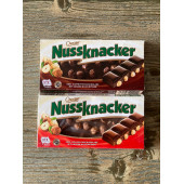2 Adet CHOCEUR NUSSKNACKER Bitter & Sütlü Fındıklı 2x100gr ALMAN ÇİKOLATASI - 1