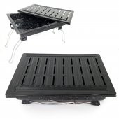 Portatif Katlanır Ayaklı Mangal Orta Boy Piknik Barbekü Mangal - 1
