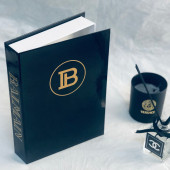 BALMAIN OPENABLE DECORATIVE BOOK BOX BLACK - 1