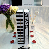 Chanel & Elements, Openable Decorative Book Box, Fashion Fake Books, Home Decor, Set of Two - 3