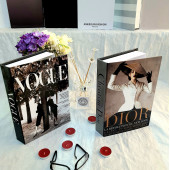 Vogue & Dior, Openable Decorative Book Box, Fashion Fake Books, Home Decor, Set of Two - 1