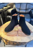 Luizpauloshoes 9707 SİYAH SÜET ERKEK DERİ BOT & BOOTİE - 3