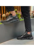 Luizpauloshoes LUİZ PAULO 1088 SİYAH HAKİKİ DERİ ERKEK SPOR AYAKKABI - 2
