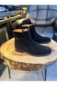 Luizpauloshoes 9707 SİYAH SÜET ERKEK DERİ BOT & BOOTİE - 2