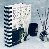 ELEMENTS OF STYLE OPENABLE DECORATIVE BOOK BOX - 1