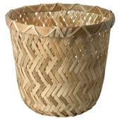 SUMUHOME KLYNNON DEKORATİF İÇ ORTAM BAMBU SAKSI 12 CM - 1