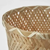 SUMUHOME KLYNNON DEKORATİF İÇ ORTAM BAMBU SAKSI 15 CM - 2