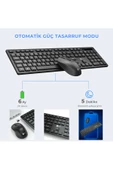 Kw201 Kablosuz Türkçe Q Klavye & Mouse Set Siyah - 2