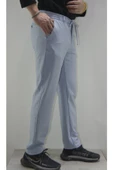 MAZSAY Erkek Gofre Licralı Jogger Pantolon Mavi - 2