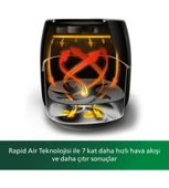 Philips Airfryer XXL HD9870/20 Premium 7.3 lt Yağsız Fritöz thumbnail 6