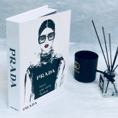 PRADA OPENABLE DECORATIVE BOOK BOX CARTOON - 1