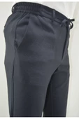 MAZSAY Erkek Gofre Licralı Jogger Pantolon Lacivert thumbnail 5