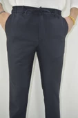 MAZSAY Erkek Gofre Licralı Jogger Pantolon Lacivert thumbnail 2