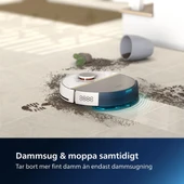 Philips Homerun 7000 Serisi Aqua Xu7100/02 Çöp Istasyonlu Akıllı Robot Süpürge thumbnail 4