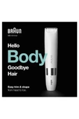 Braun Body Mini Trimmer Bs1000 Islak&kuru Vücut Tüy Kesme Makinesi + Pil&temizleme Fırçası - 8