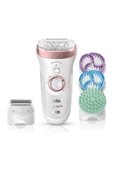 Braun Silk-épil 9 9990 SkinSpa SensoSmart Epilatör Rose Gold, 13 Ek Parçalı Epilasyon Aleti - 1