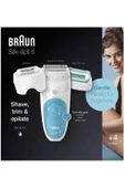 Braun Silk-épil 5 5610 Sensosmart Kablosuz Islak&Kuru Mavi 3'ü 1 Arada Ataçmanlı Epilatör Epilasyon - 6