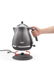 DELONGHİ Delonghi De'longhi Icona Vintage KBOT2001.GY Su Isıtıcısı - 1,7 L, Su Seviyesi Göstergeli ve 360° Ta - 3