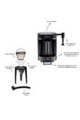 Karaca Hatır Barista Cappuccino, Latte Ve Türk Kahve Makinesi Krem - 6