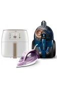 Philips Avantajlı Sevgililer Günü Seti 3’lü Ekonomik Set XXL Airfryer+Buharlı Ütü+ PowerPro Süpürge - 1