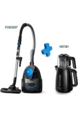 Philips Fc9332/07 Powerpro City Toz Torbasız Süpürge ve Hd7301 Çaycı - 1