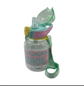 Nerox Süper Heros Kilitli Kapak Matara Suluk 670 ML 1437 Yeşil Pembe - 2