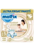 Molfix Pure&Soft 5 Numara Junior 132'li Bebek Bezi - 1