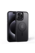 Apple iPhone 14 Pro Max Uyumlu Kılıf Zebana Fros Silikon Kılıf (Kablosuz Şarj Destekli) Gri - 7