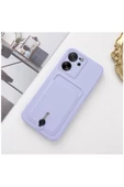 Xiaomi Mi 13T Uyumlu Kılıf Zebana Kartlıklı Sweet Yumuşak Silikon Kılıf Lila - 1