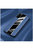 Samsung Galaxy S20 Fe Uyumlu Kılıf Premium Deri Kılıf Mavi thumbnail 3