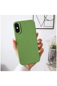 Apple iPhone X Uyumlu Kılıf Zebana Woven Silikon Kılıf Lila thumbnail 7