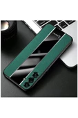 Samsung Galaxy A14 Uyumlu Kılıf Premium Deri Kılıf Yeşil thumbnail 2