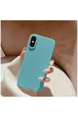 Apple iPhone X Uyumlu Kılıf Zebana Woven Silikon Kılıf Lila thumbnail 5