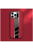 Apple Iphone 14 Pro Max Uyumlu Kılıf Premium Deri Kılıf Kırmızı thumbnail 4