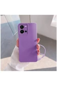 Vivo Y22s Uyumlu Kılıf Love Yumuşak Silikon Kılıf Lila - 1