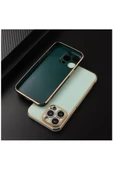 Apple Iphone 13 Pro Max Uyumlu Kılıf Golden Silikon Kılıf Kırmızı - 2