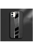Apple Iphone 11 Uyumlu Kılıf Zebana Premium Deri Kılıf Siyah thumbnail 4