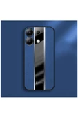 Xiaomi Redmi Note 13 Pro 4G Uyumlu Kılıf Zebana Premium Deri Kılıf Mavi thumbnail 4
