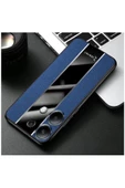 Xiaomi Redmi Note 13 Pro 4G Uyumlu Kılıf Zebana Premium Deri Kılıf Mavi thumbnail 2