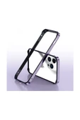 iPhone 13 Pro Max Uyumlu Zebana Anti-Drop Metal Çerçeve thumbnail 1