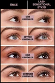 MAYBELLİNE NEW YORK LASH SENSATİONAL YELPAZE ETKİLİ SUYA DAYANIKLI SİYAH WATERPROOF MASKARA - 2