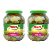 Tamek Karışık Turşu 1550 gr Cam x 2 Adet - 1