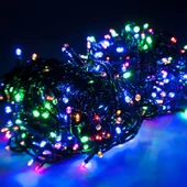 NOEL IŞIĞI 4 METRE PİRİNÇ LED IŞIK RENKLİ LED IŞIK YILBAŞI AĞACI IŞIĞI MODLU 220 V DEKOR LED IŞIK thumbnail 5