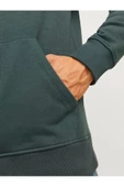 Jack Jones Erkek Forest River Kapüşonlu Sweatshirt Regular Fit Kanguru Cepli Tasarım 12262421 - 1