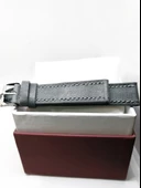 Fado&Her Saate Uyumlu Hakiki  Deri Saat Kordonu 18  mm  (39) thumbnail 1